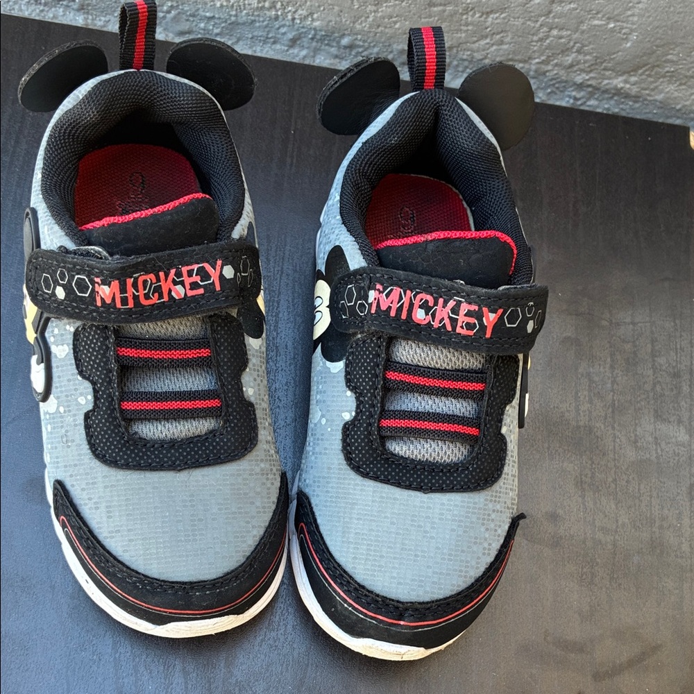 Mickey Kids Sneakers - Black and Gray